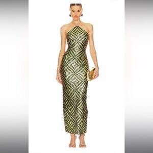 Isaura Maxi Dress
Camila Coelho

Color: Green & Silver